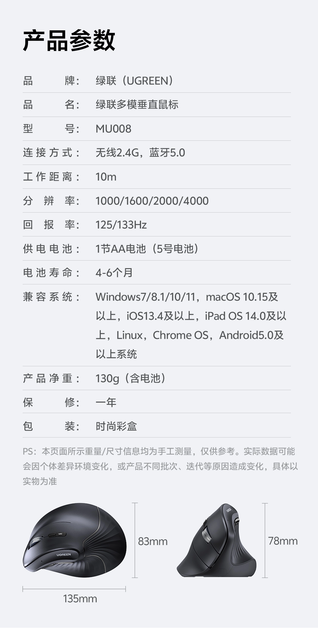图片[10]-绿联 多模垂直鼠标-西风网络安全